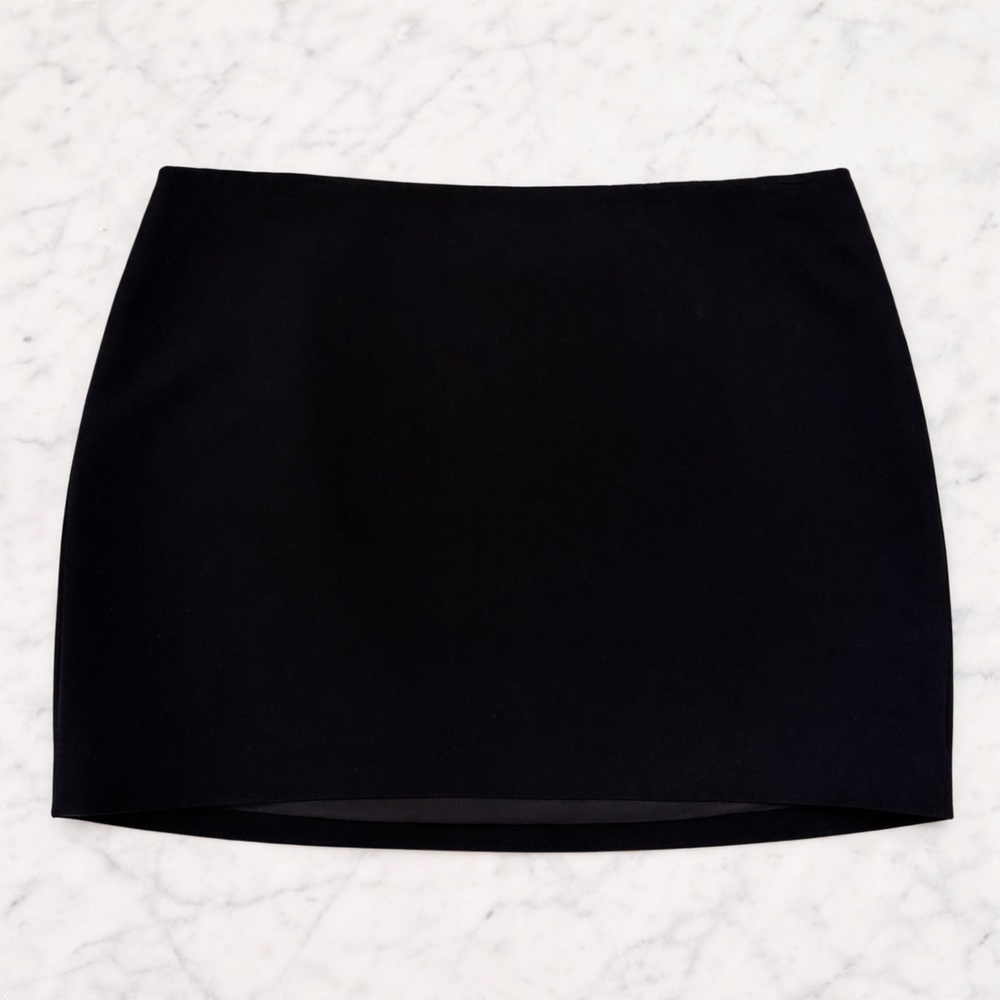 Theory Black Mini Skirt